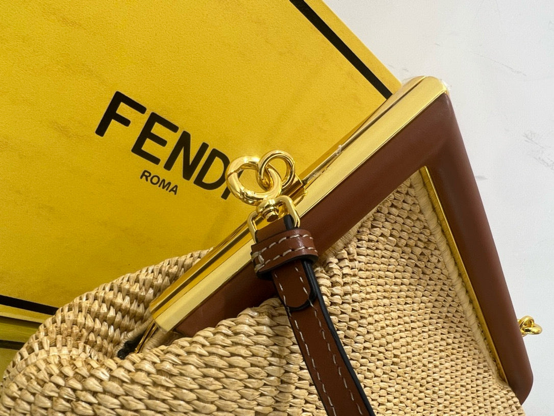 Fendi First Straw bag