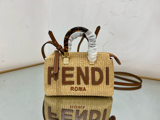 Fendi By The way straw bag