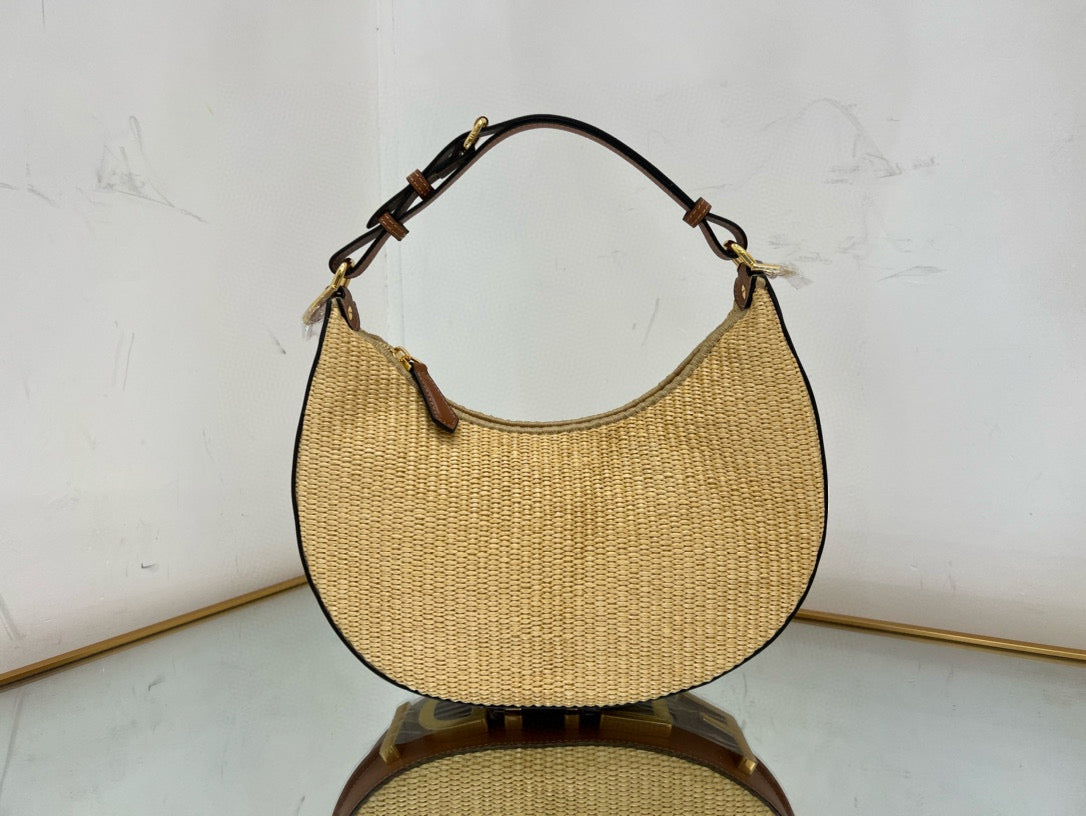 Fendi Fendigraphy Straw bag