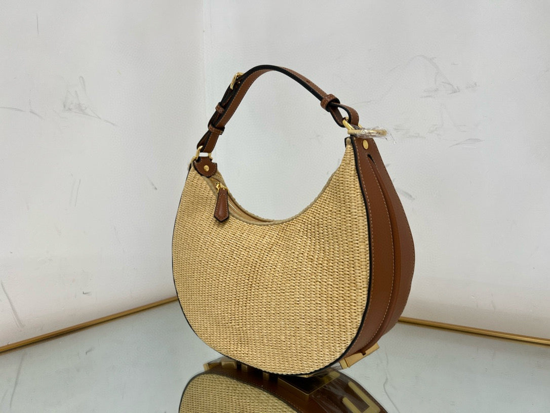 Fendi Fendigraphy Straw bag