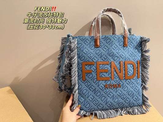 Fendi Denim Tote bag