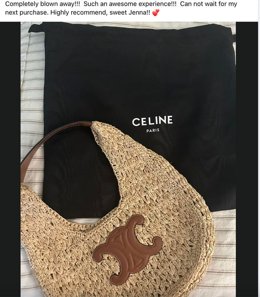 A Review of Celine Straw bag