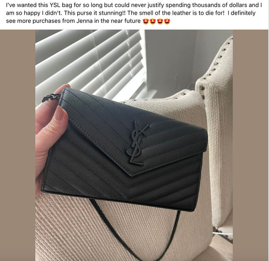 A review of YSL Envelope Chain bag