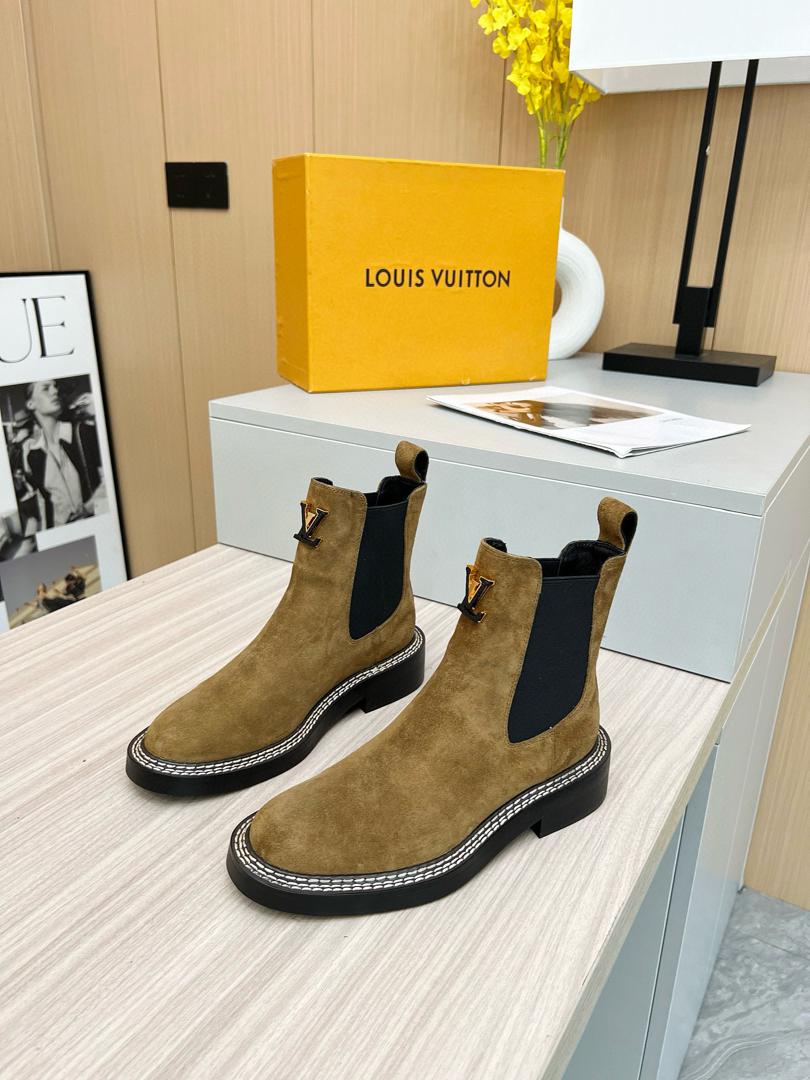 Louis Vuitton Suede Boots