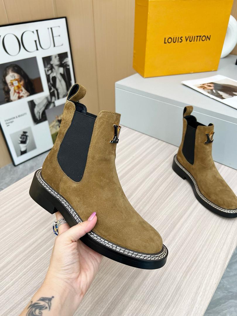 Louis Vuitton Suede Boots