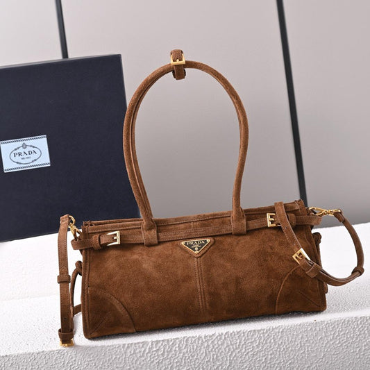 Prada Medium Suede Handbag