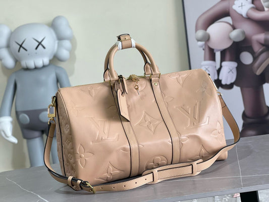 Louis Vuitton Keepall 45 Empreinte leather