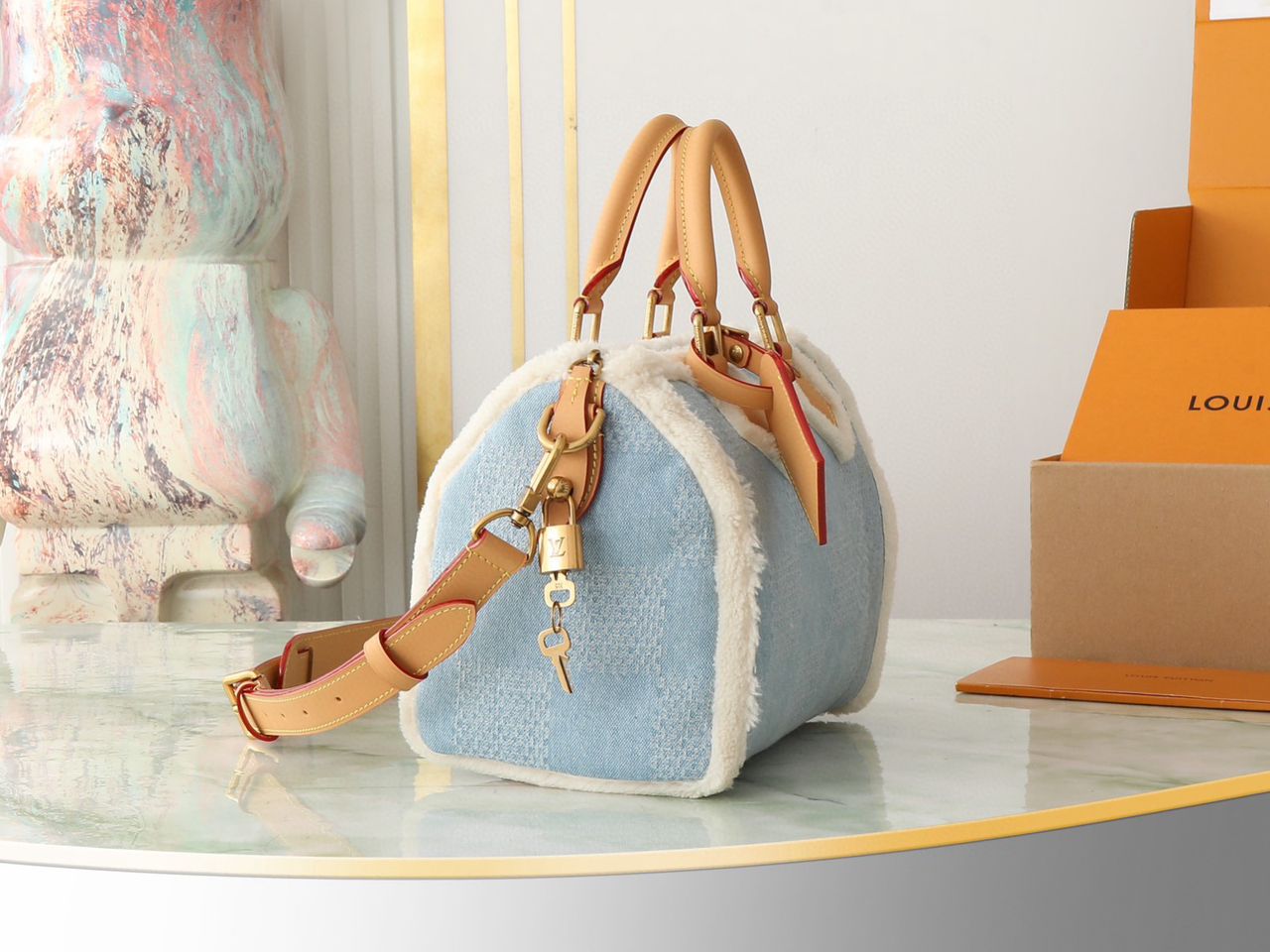Louis Vuitton Speedy 25 Bandoulière Ski Collection