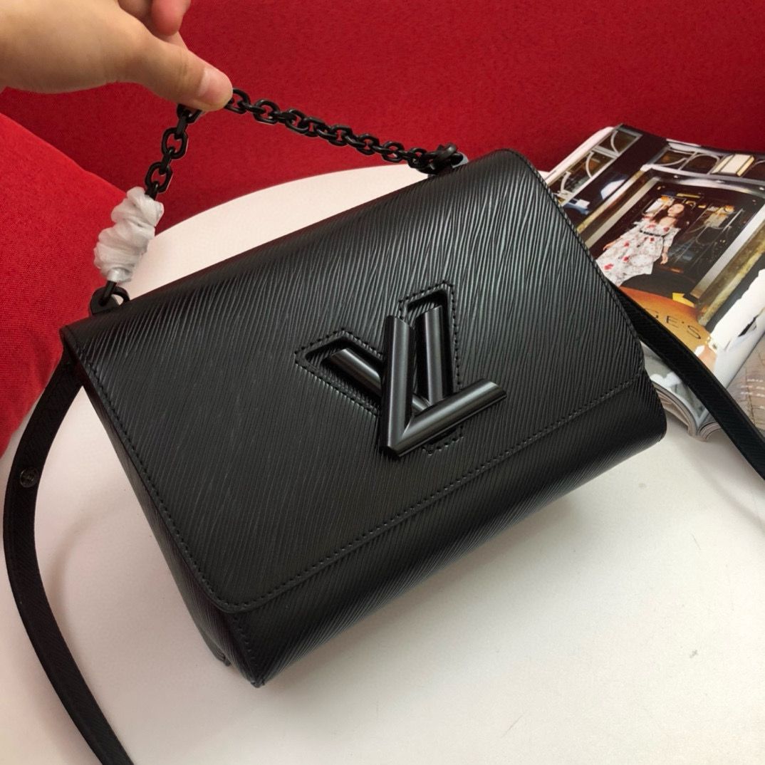 Louis Vuitton Twist MM all black edition