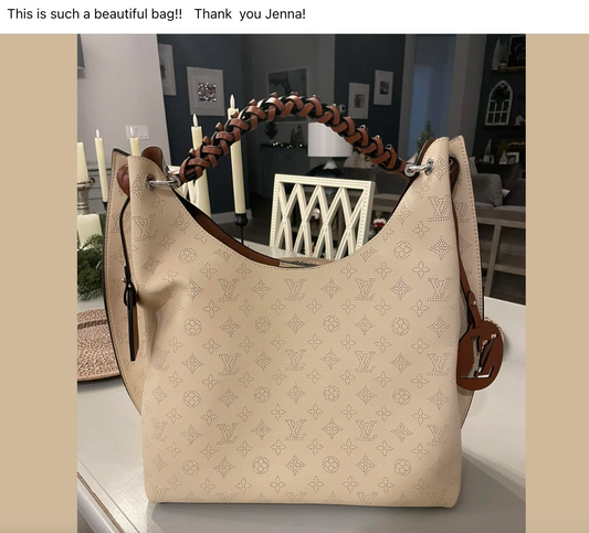 A review of Louis Vuitton Carmel Hobo Mahina Leather