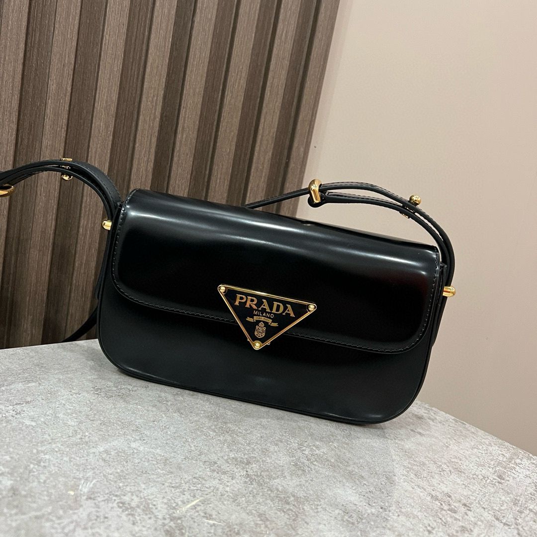 Prada Small leather shoulder bag