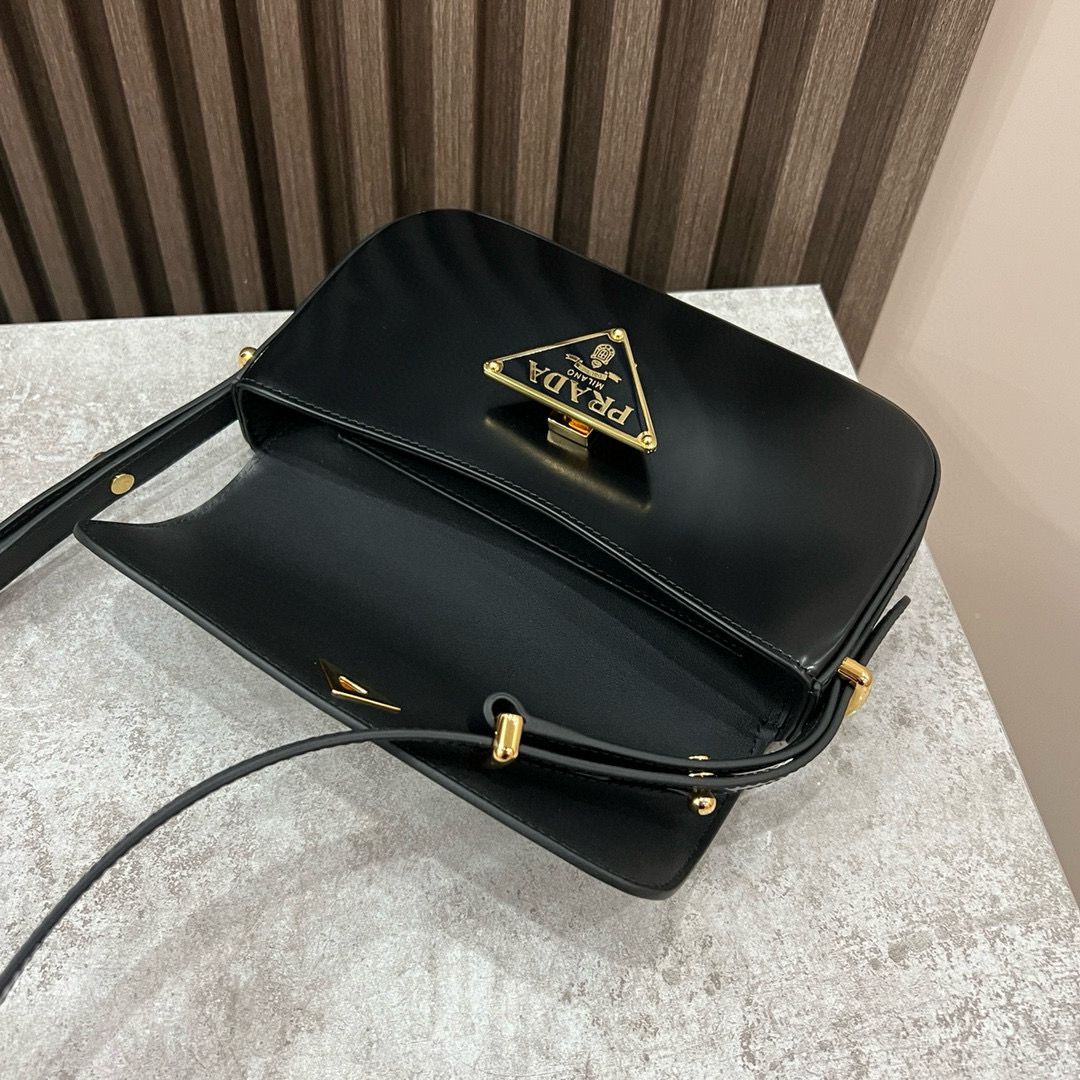 Prada Small leather shoulder bag