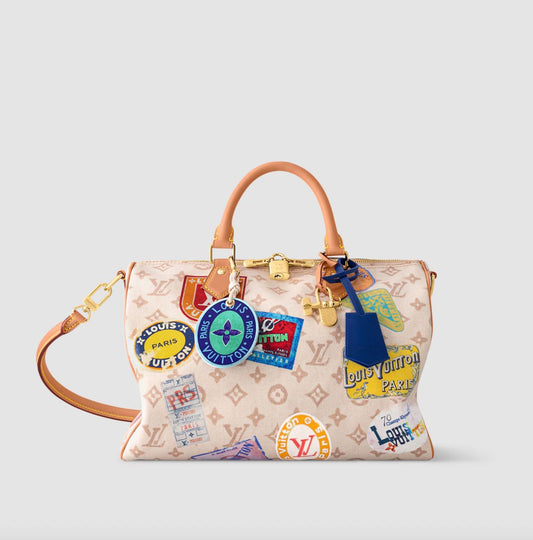 Louis Vuitton Speedy Soft 30 Monogram Dune signature