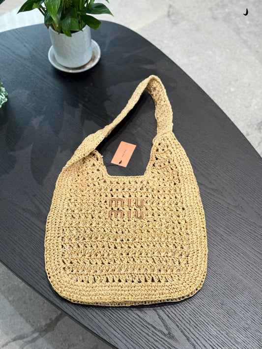 Miu Miu Raffia Tote bag