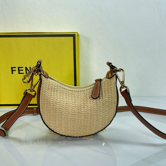 Fendi Fendigraphy mini raffia