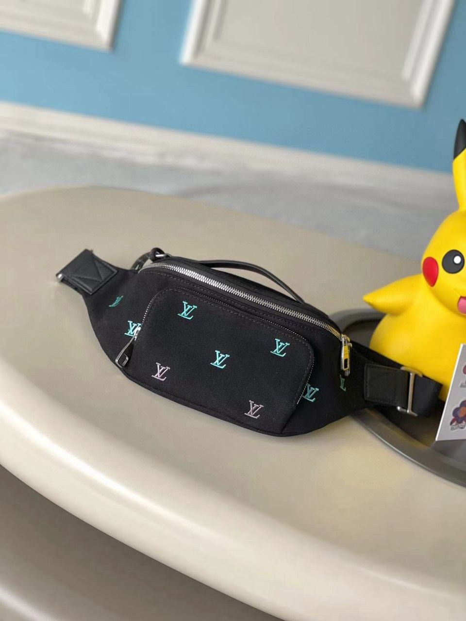 Louis Vuitton Rush Bumbag LV Blason Denim,