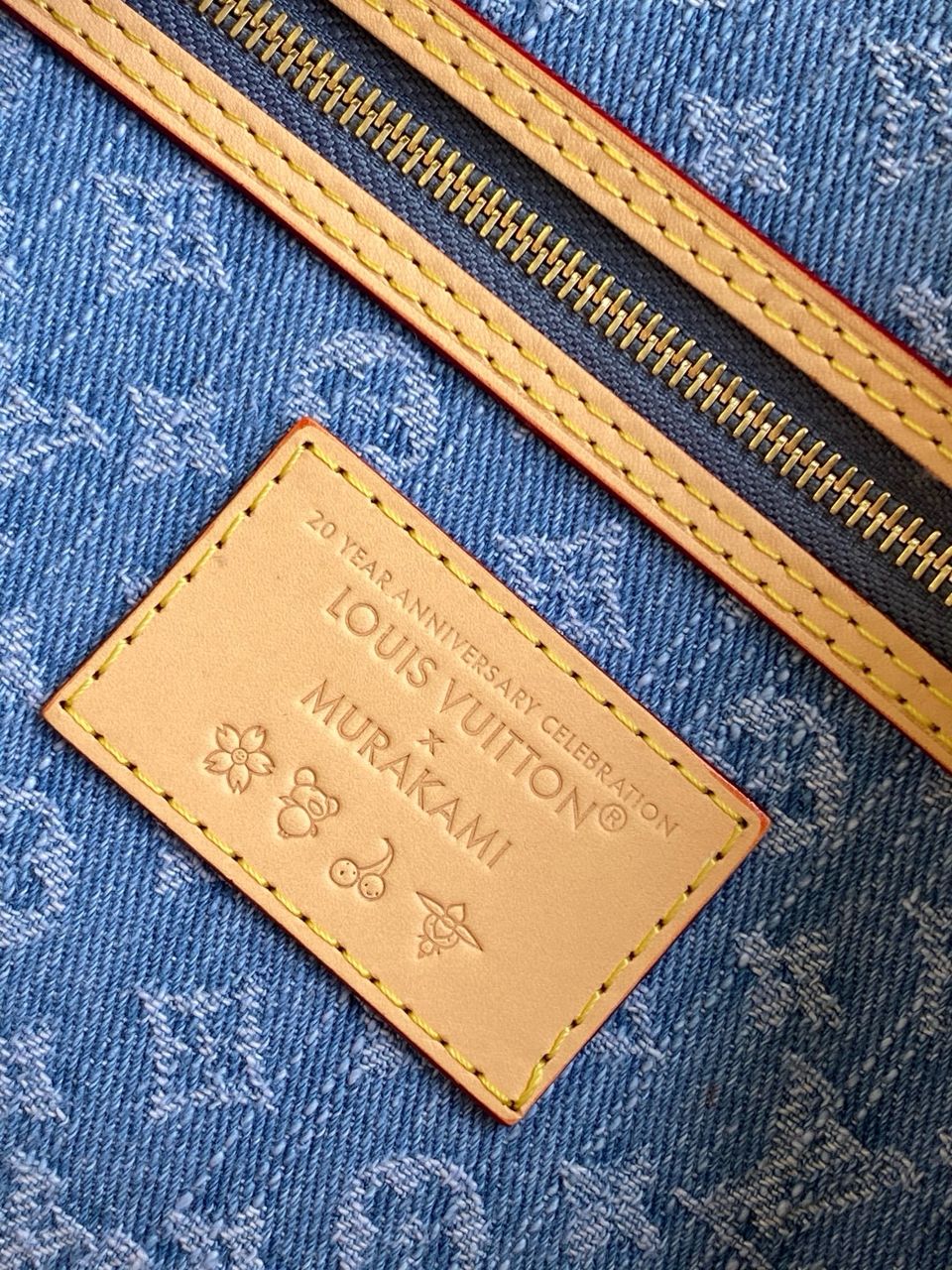 Louis Vuitton Carryall PM Denim Cherry