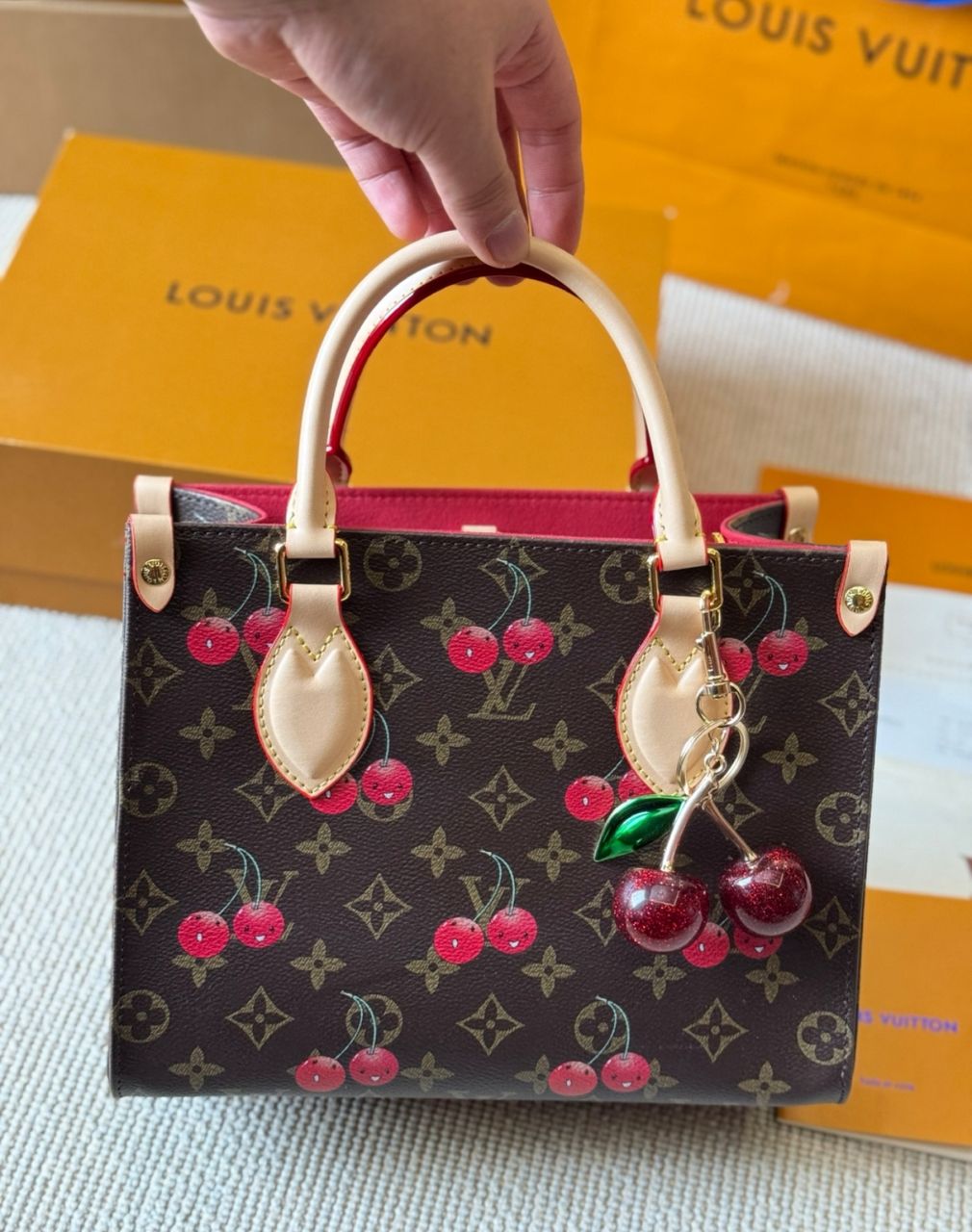 Louis Vuitton LV x TM Cherry Onthego PM