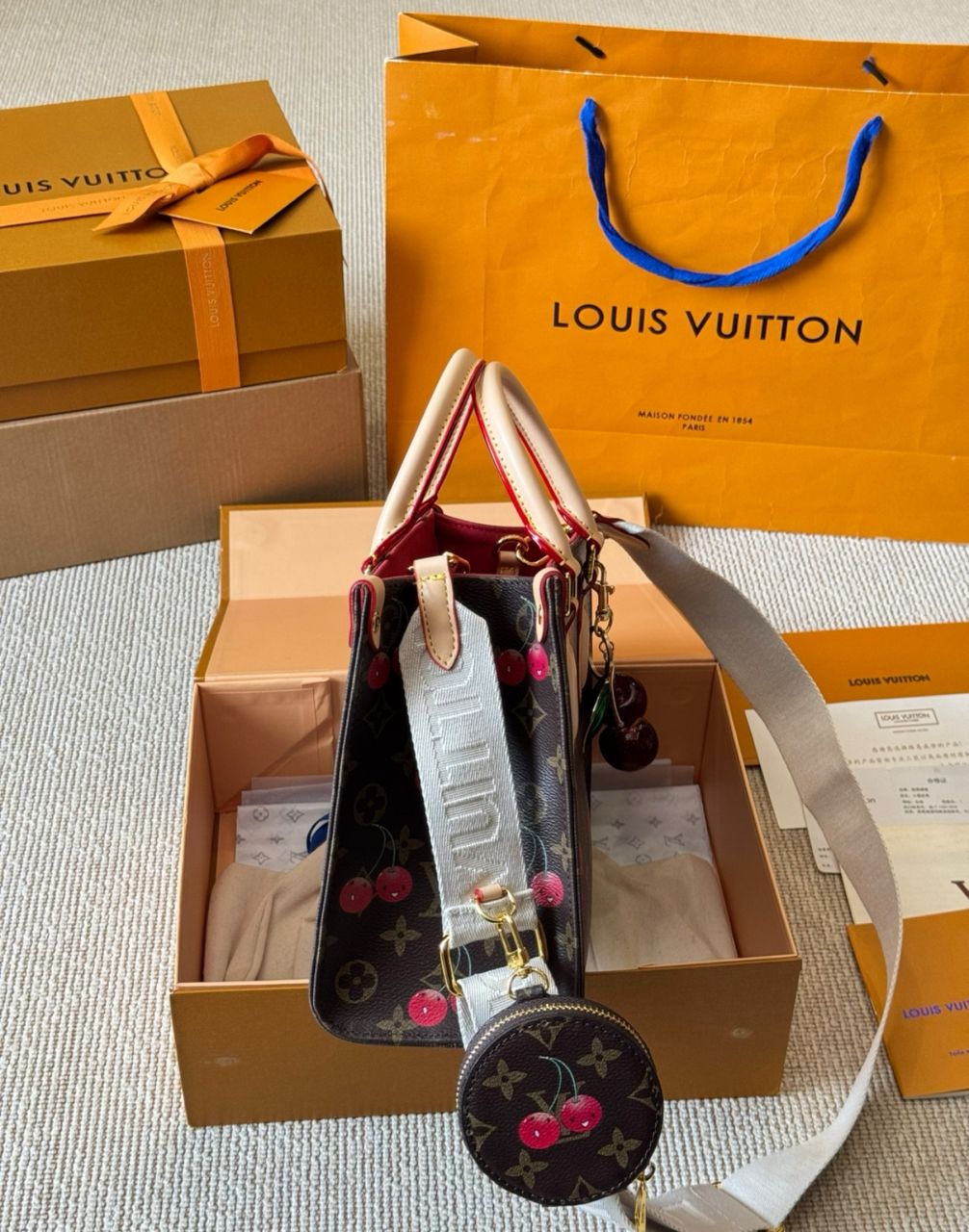 Louis Vuitton LV x TM Cherry Onthego PM