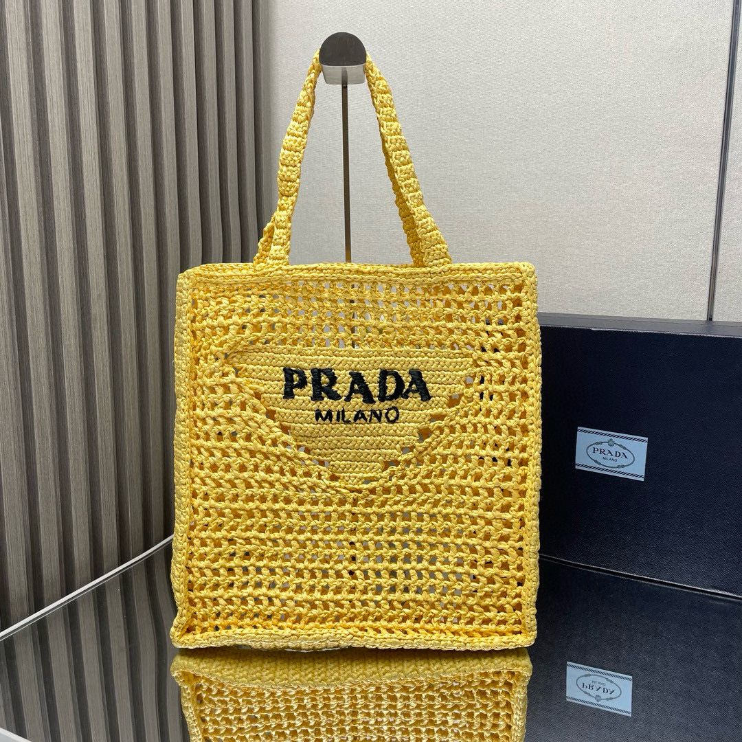 Prada Straw Beach Tote bag
