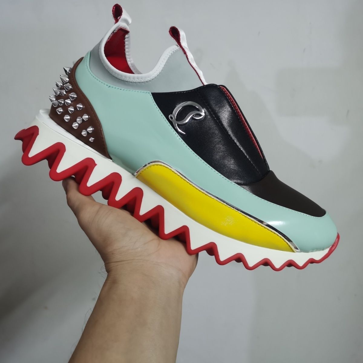 Christian Louboutin Mini Sharkyloub Running Sneakers