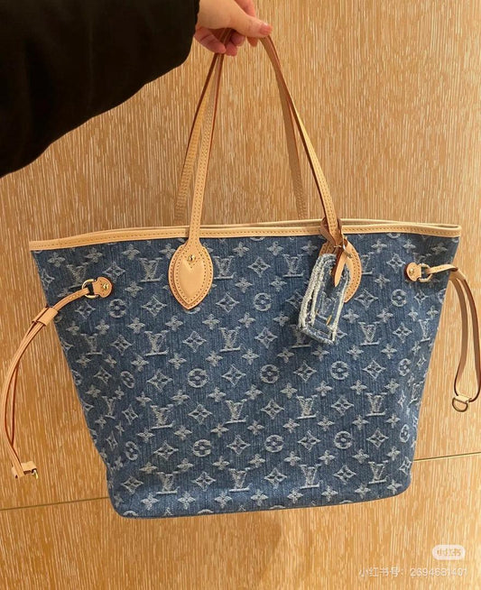 Louis Vuitton Denim Neverfull MM