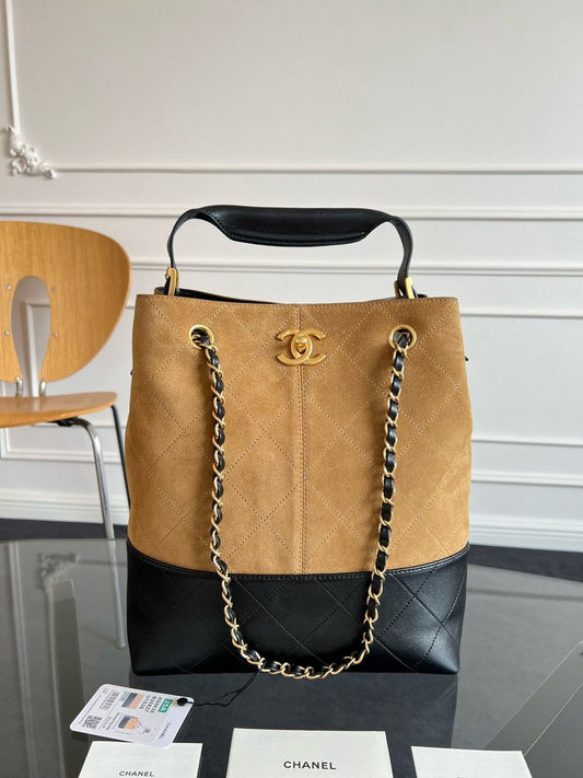 Chanel Small Shopping Suede bag