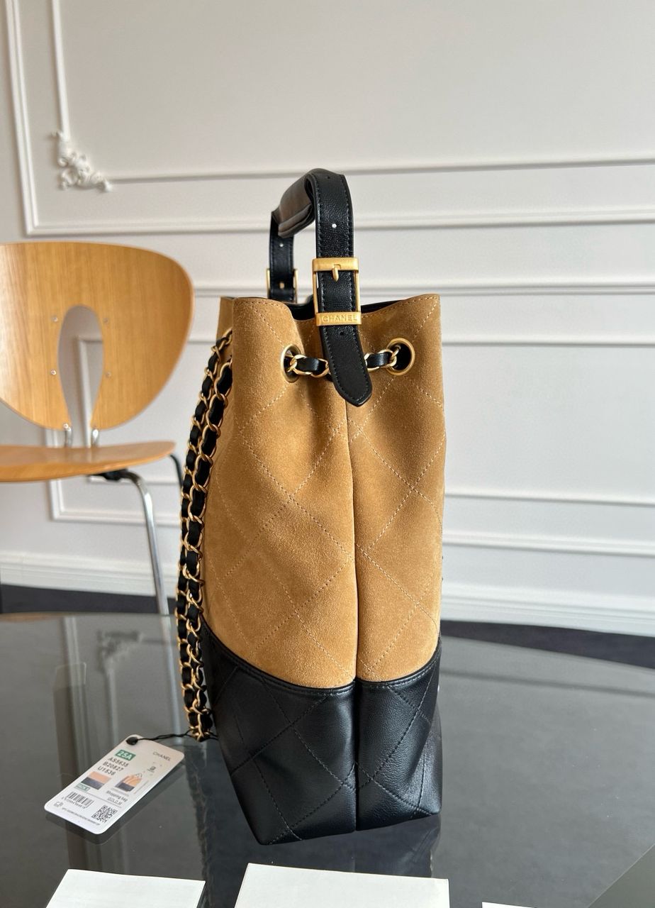 Chanel Small Shopping Suede bag