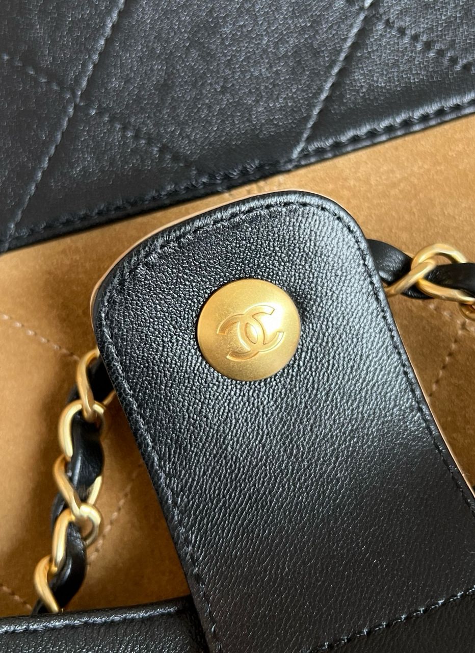Chanel Small Shopping Suede bag