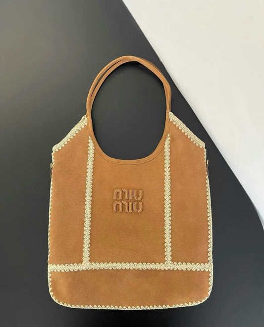 Miu Miu Ivy Medium Suede bag