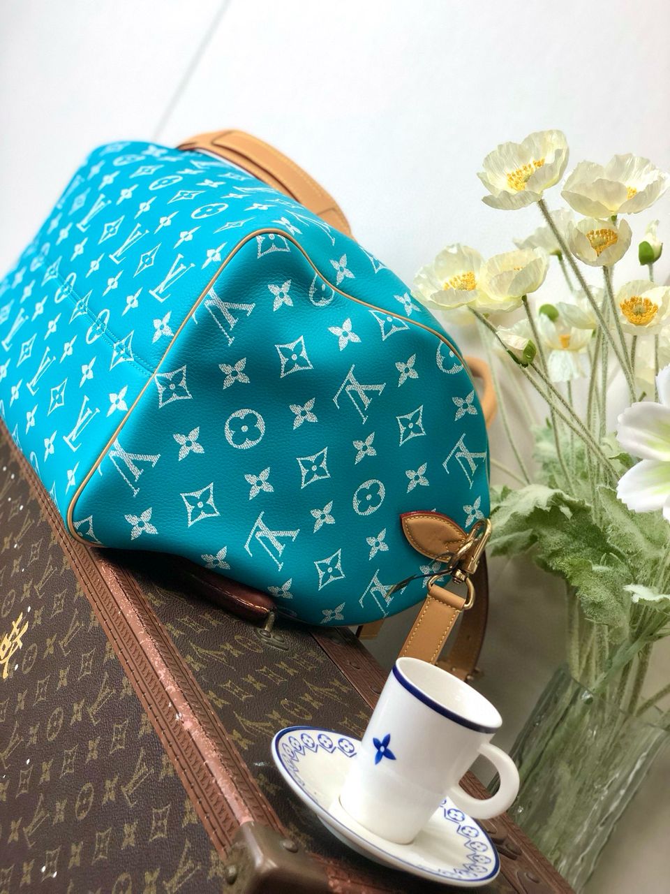 Louis Vuitton Speedy P9 Tiffany blue