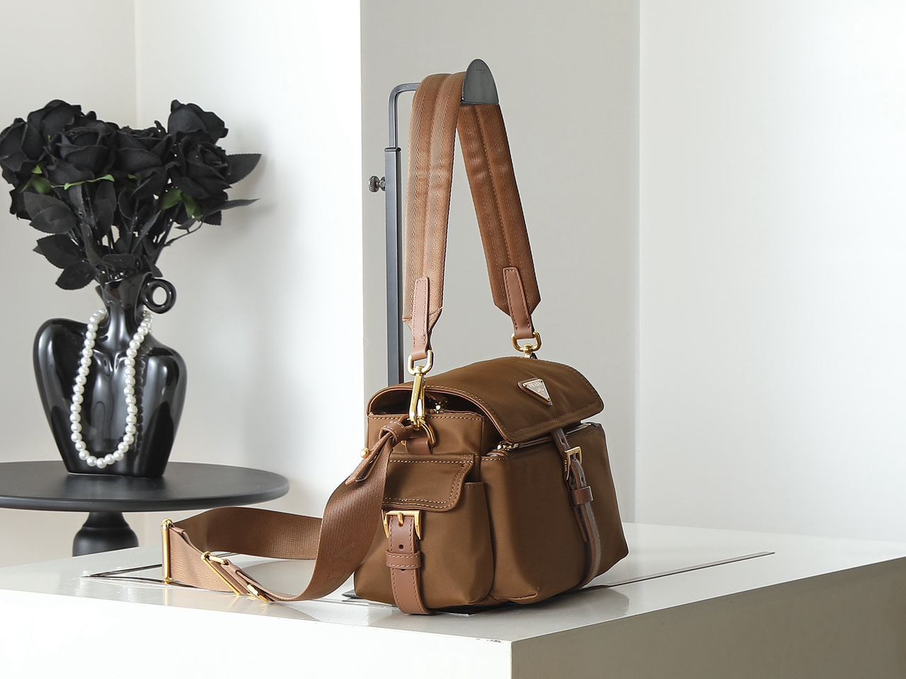 Prada Bandolera Re nylon Explore bag