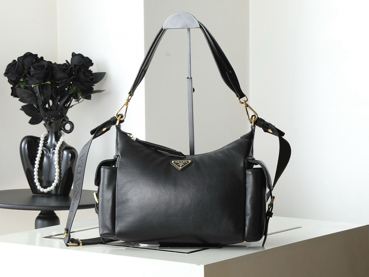 Prada Prada Bandolera leather Explore bag