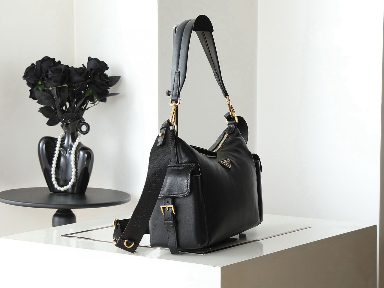 Prada Prada Bandolera leather Explore bag