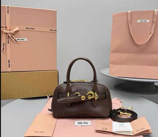 Miu Miu Aventure mini nappa leather
