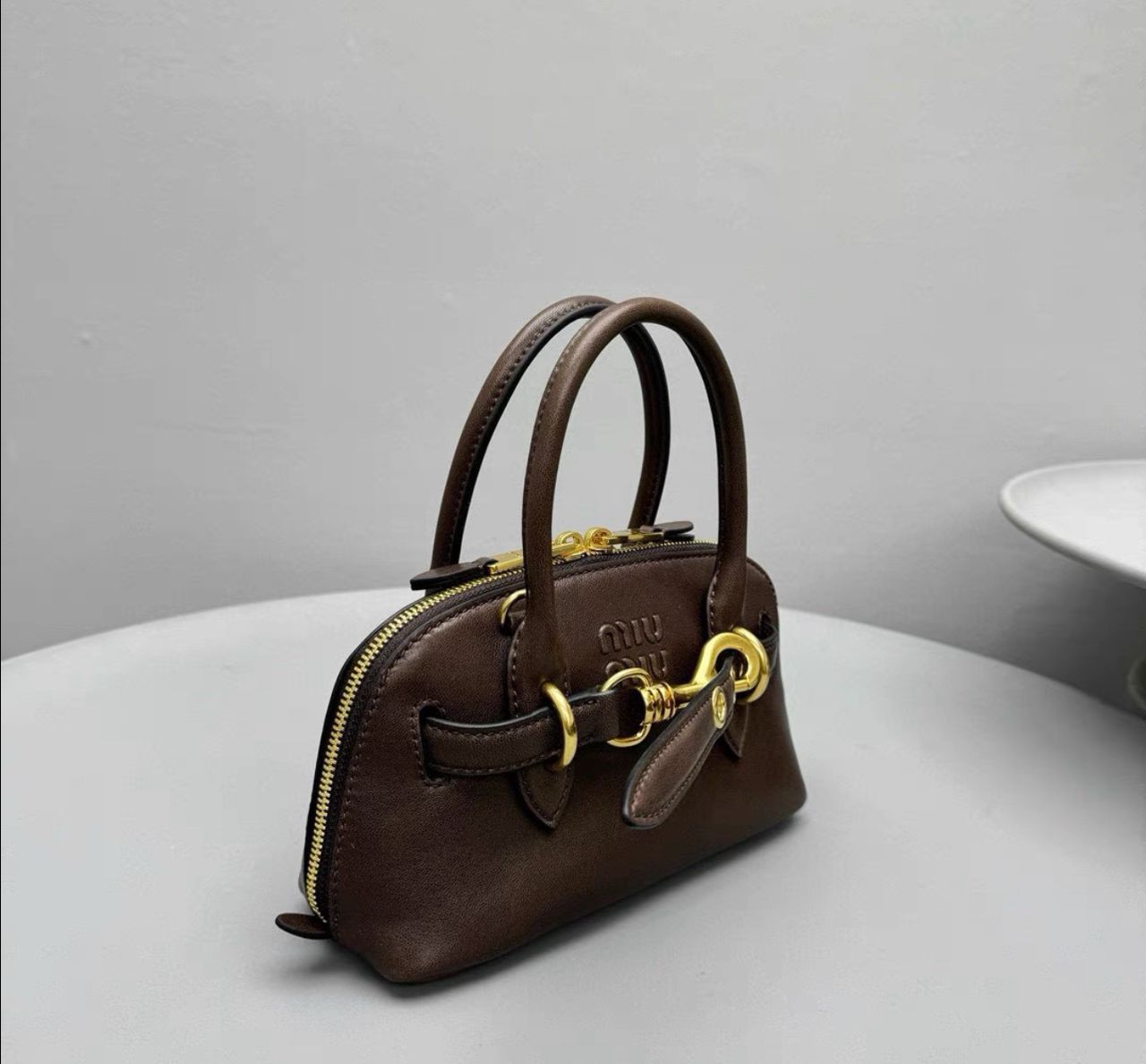 Miu Miu Aventure mini nappa leather
