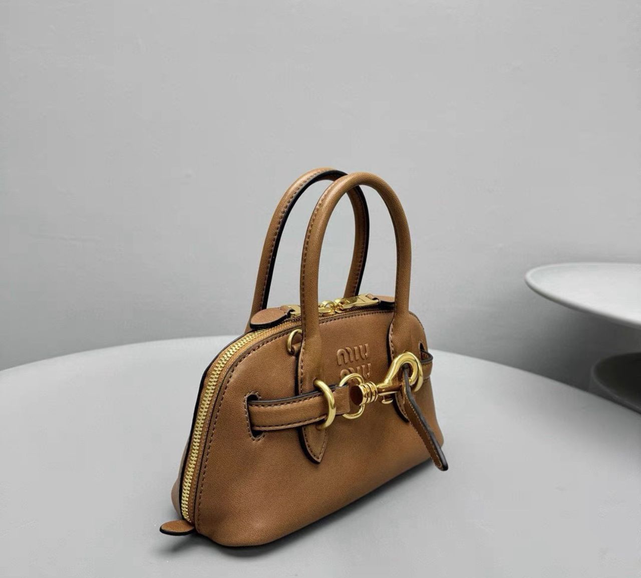 Miu Miu Aventure mini nappa leather