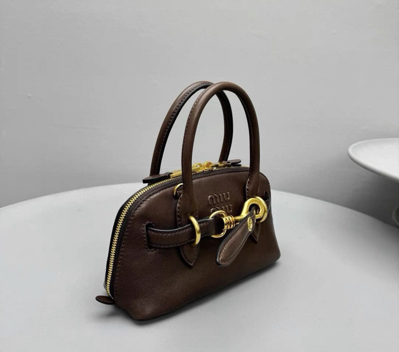 Miu Miu Aventure mini nappa leather