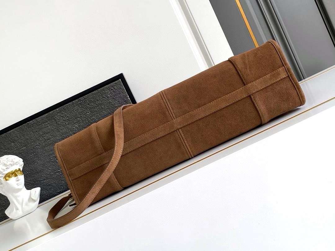 Prada Bonnie extra-large suede handbag