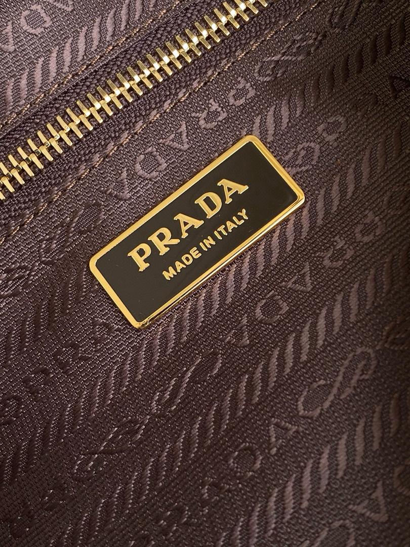 Prada Bonnie extra-large suede handbag