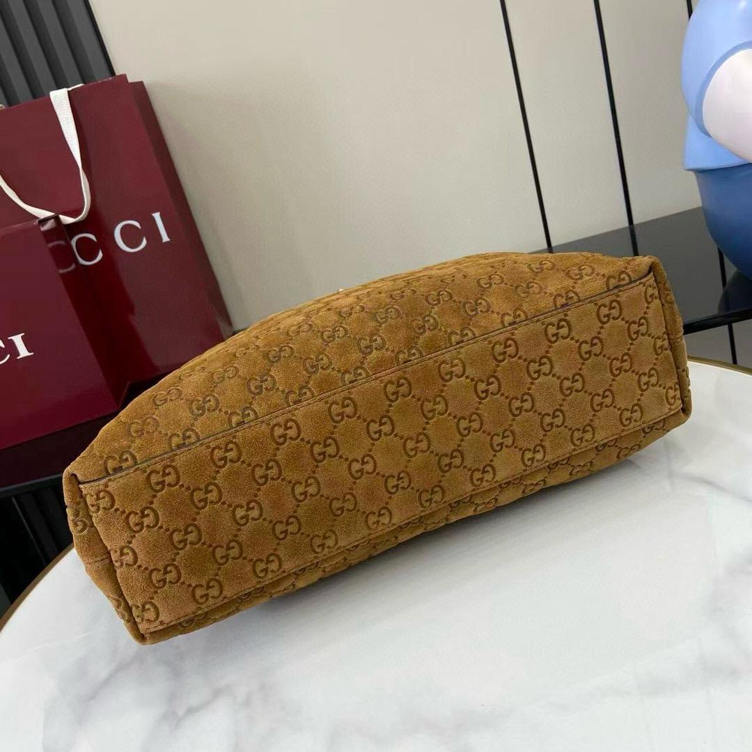 Gucci beatrix suede shoulder bag
