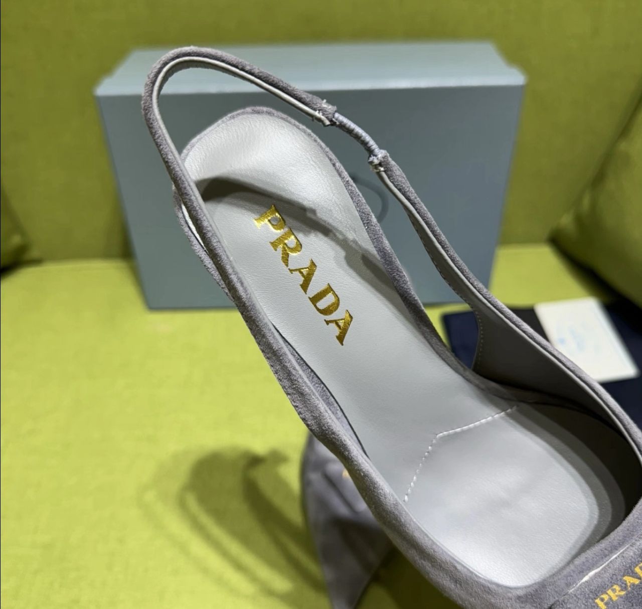 Prada Suede Heels