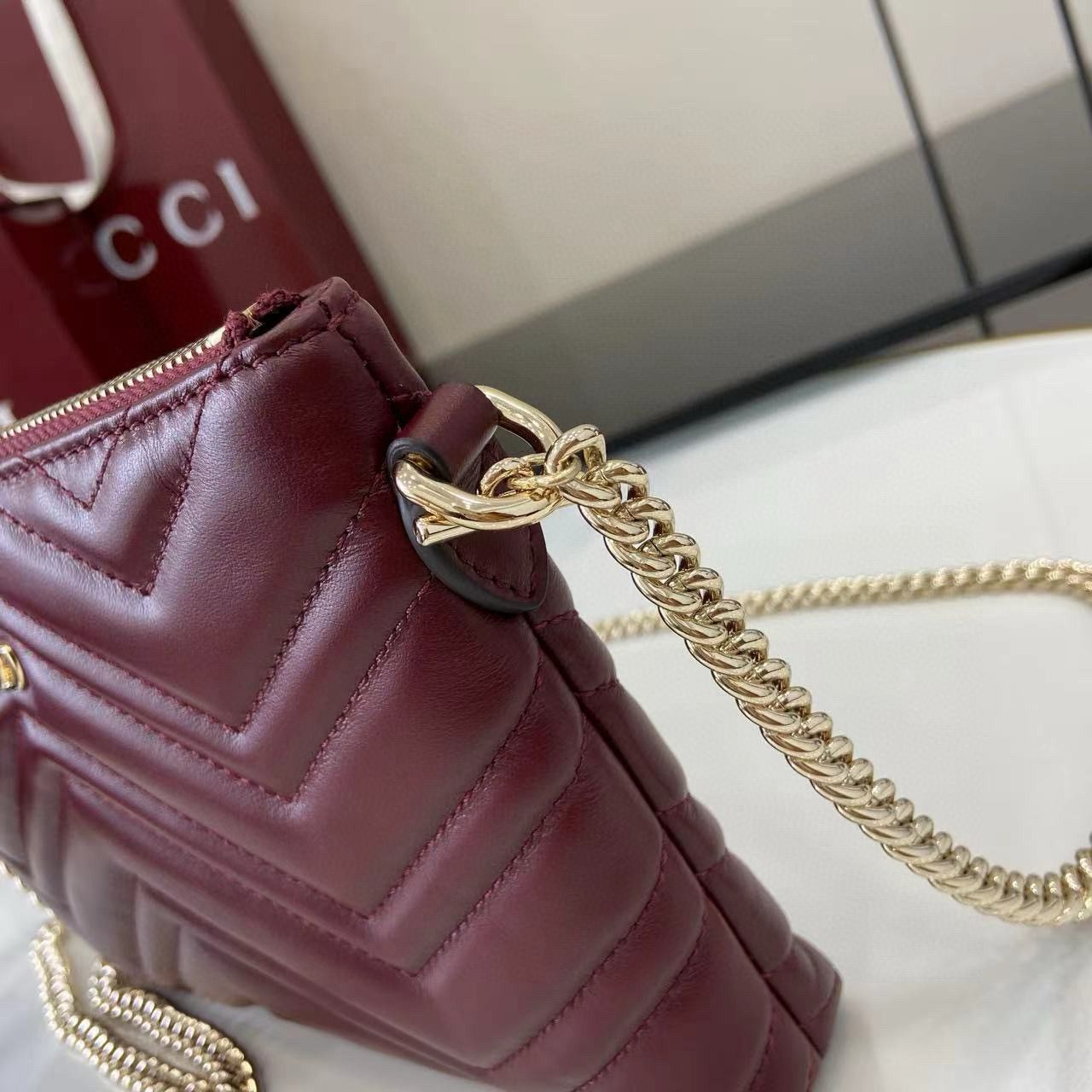 Gucci Marmont With Chain