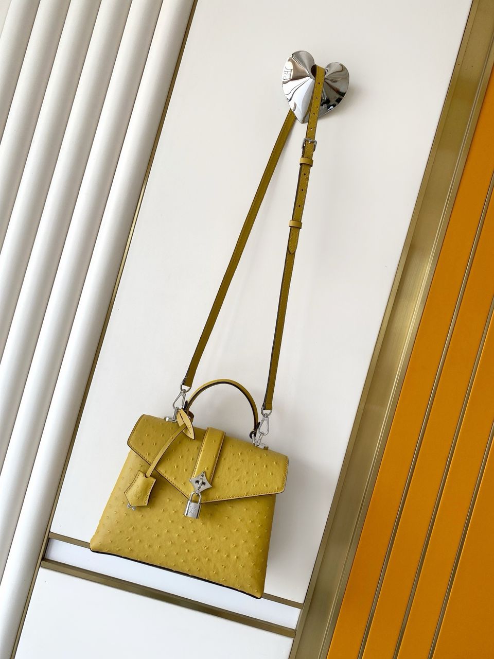 Louis Vuitton Bolsa Ostrich leather