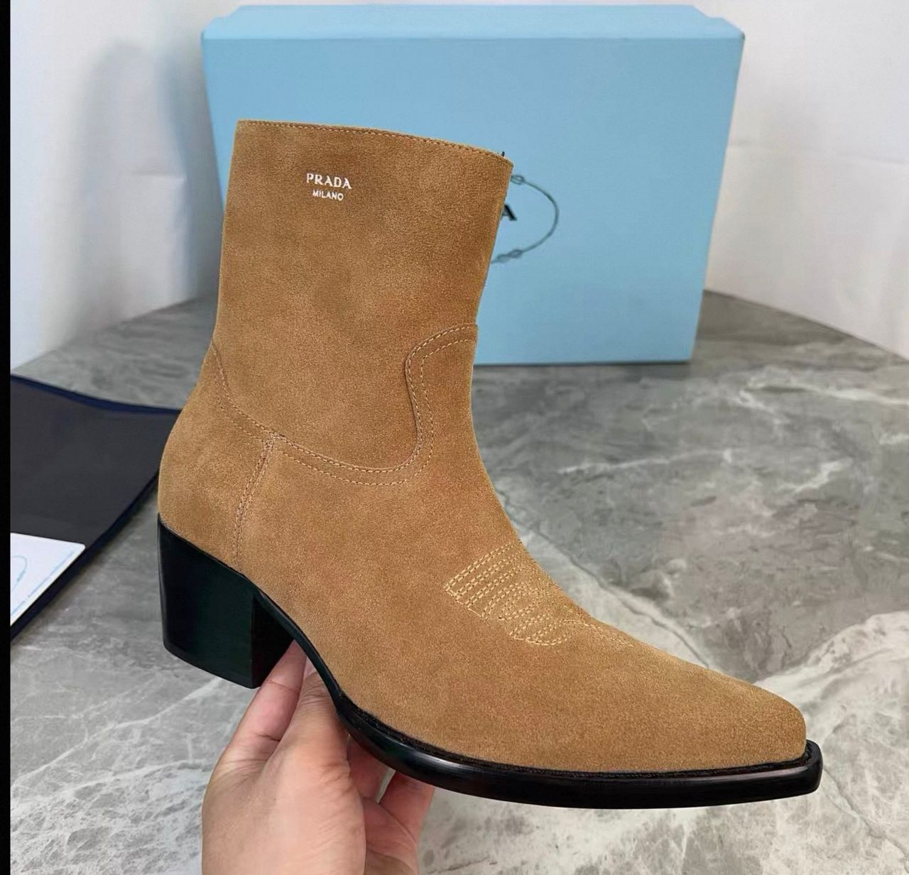 Prada Suede Boots