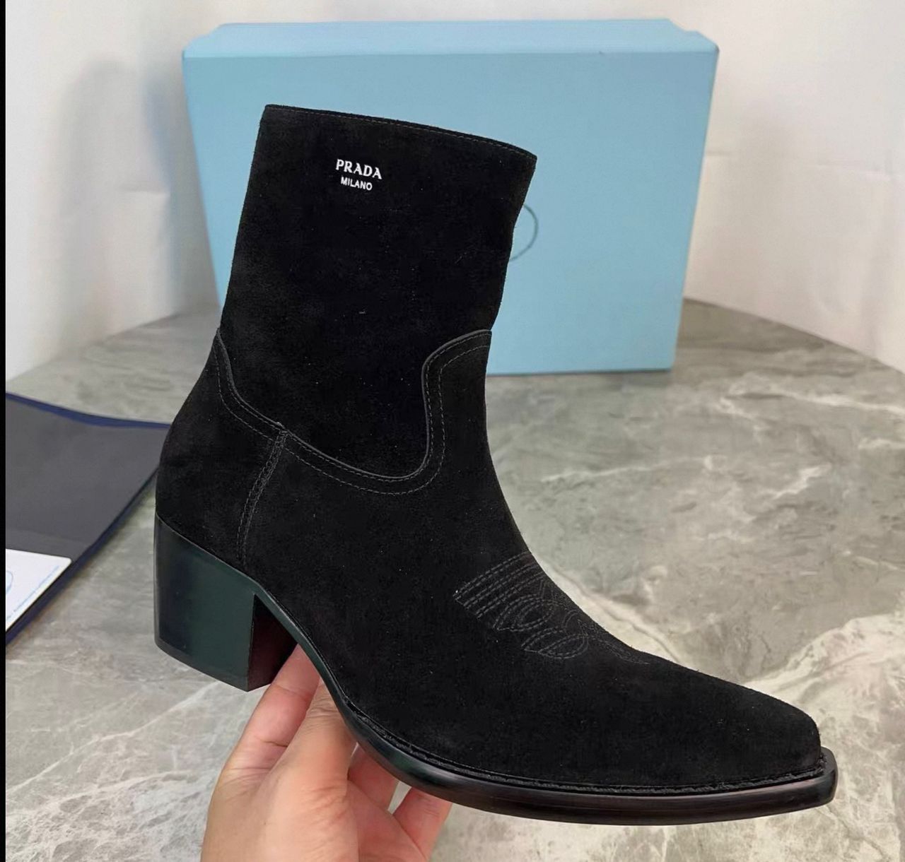 Prada Suede Boots