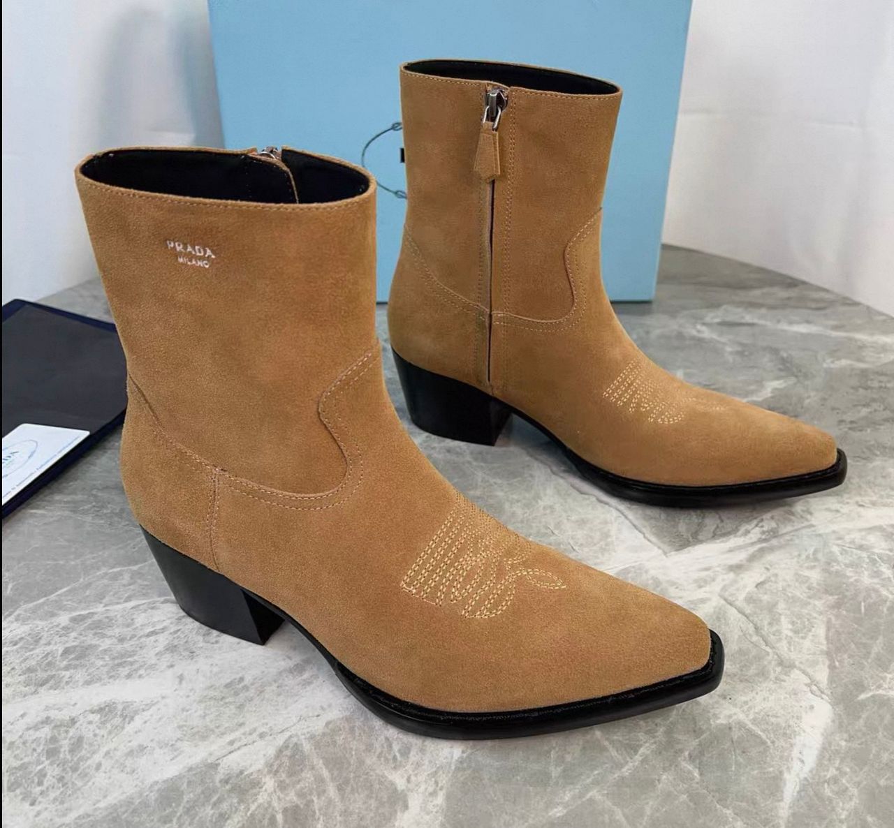 Prada Suede Boots