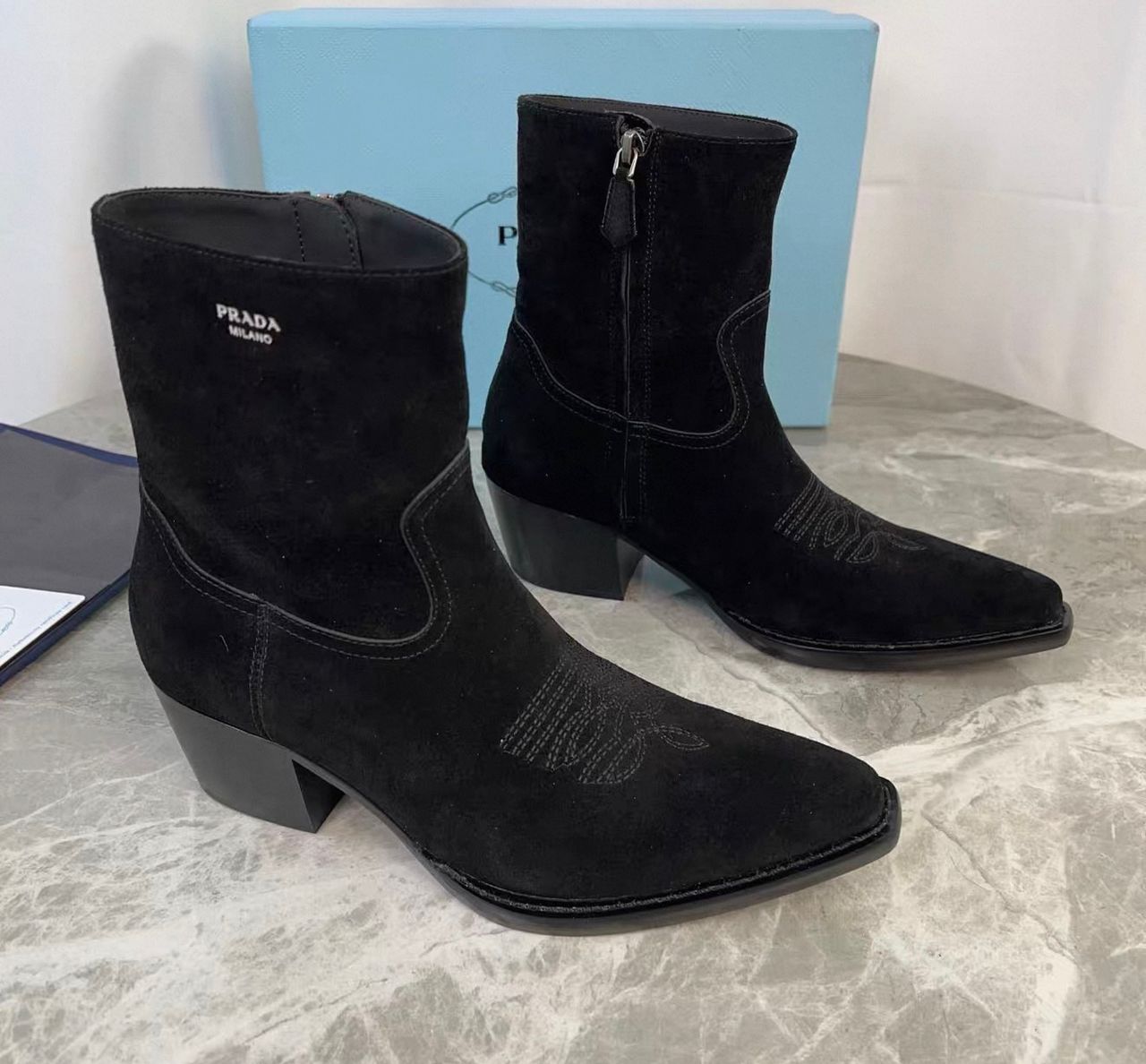 Prada Suede Boots