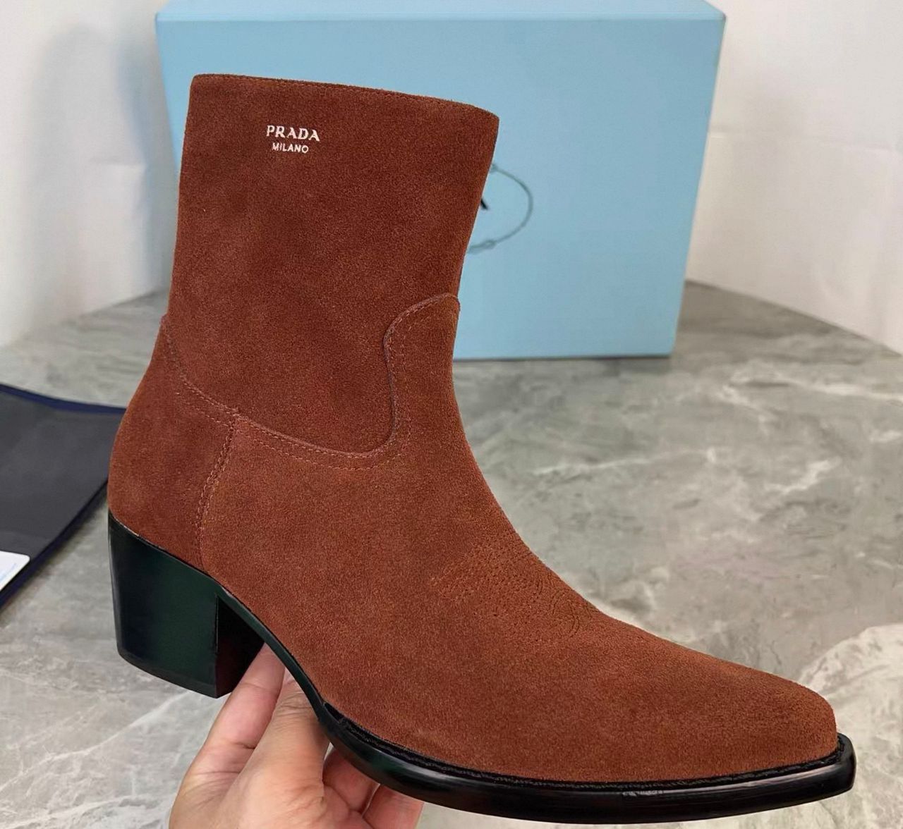 Prada Suede Boots