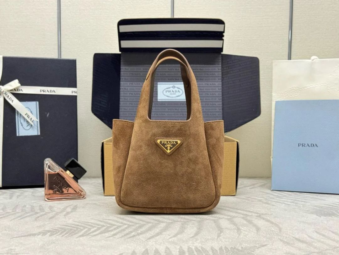 Prada Suede Small Tote bag